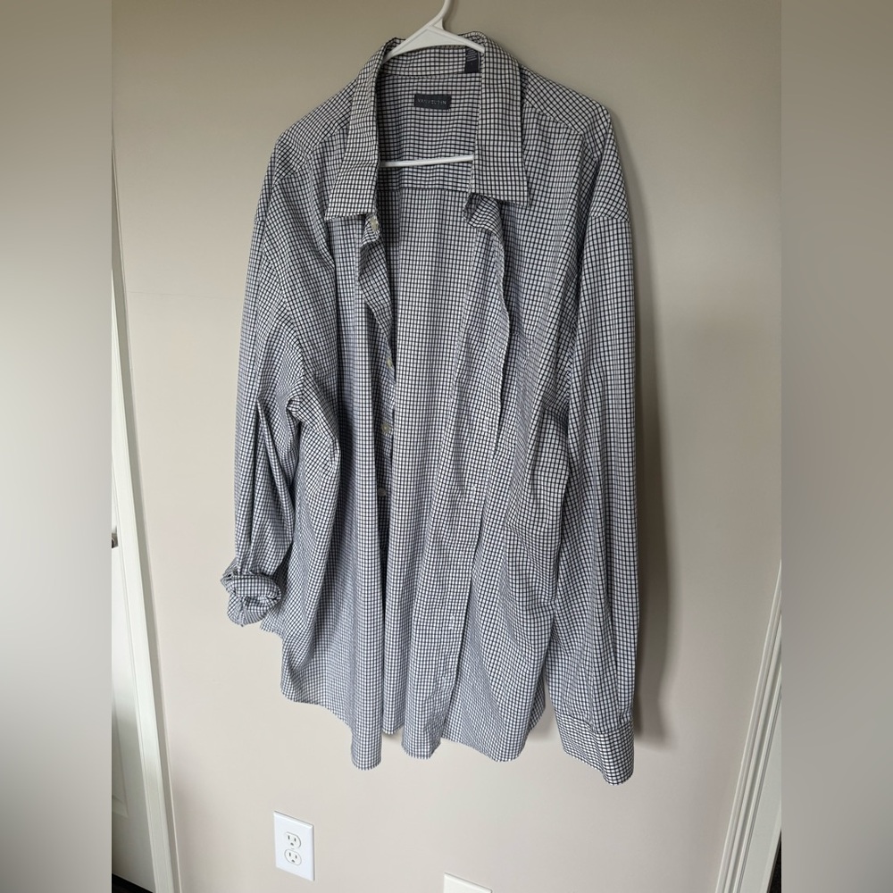 Van Heusen men’s button long sleeve shirt - size 3XL